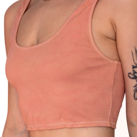 Aritzia • Wilfred Free • Medium • Cropped Tank Top • Pink - Picture 4 of 6